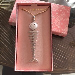 Lucky brand fish bone necklace